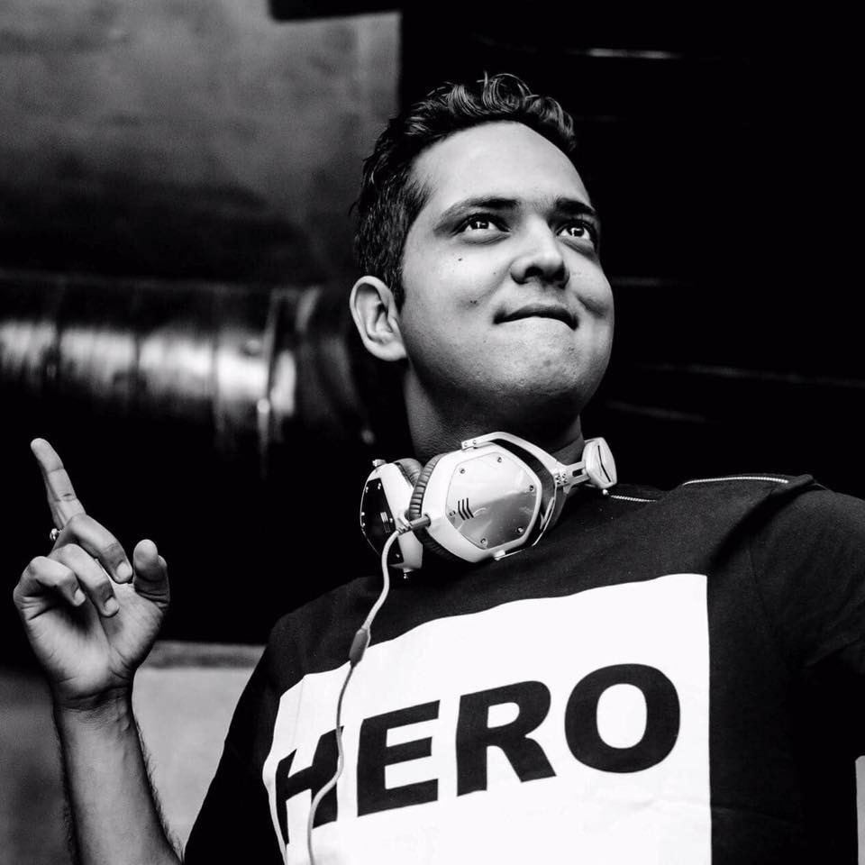 Professional DJ performing at event